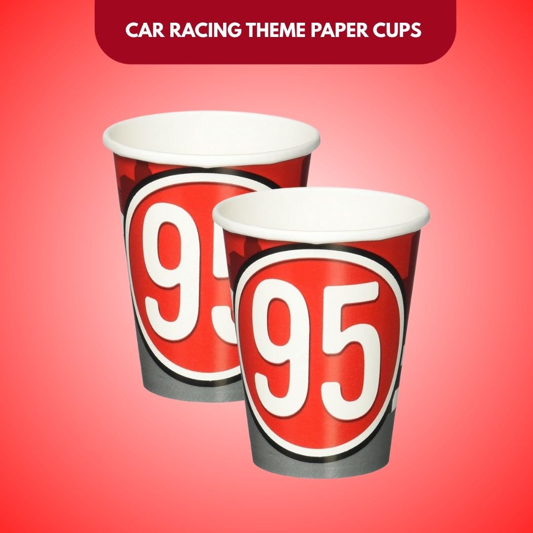 Car Racing Theme Paper&nbsp;C - 250ML - 8 PC