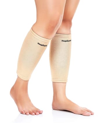 HOSPIKART Calf Support Compression Sleeve - Shin Splints, Leg and Calf Support Calf Support (Size - S)