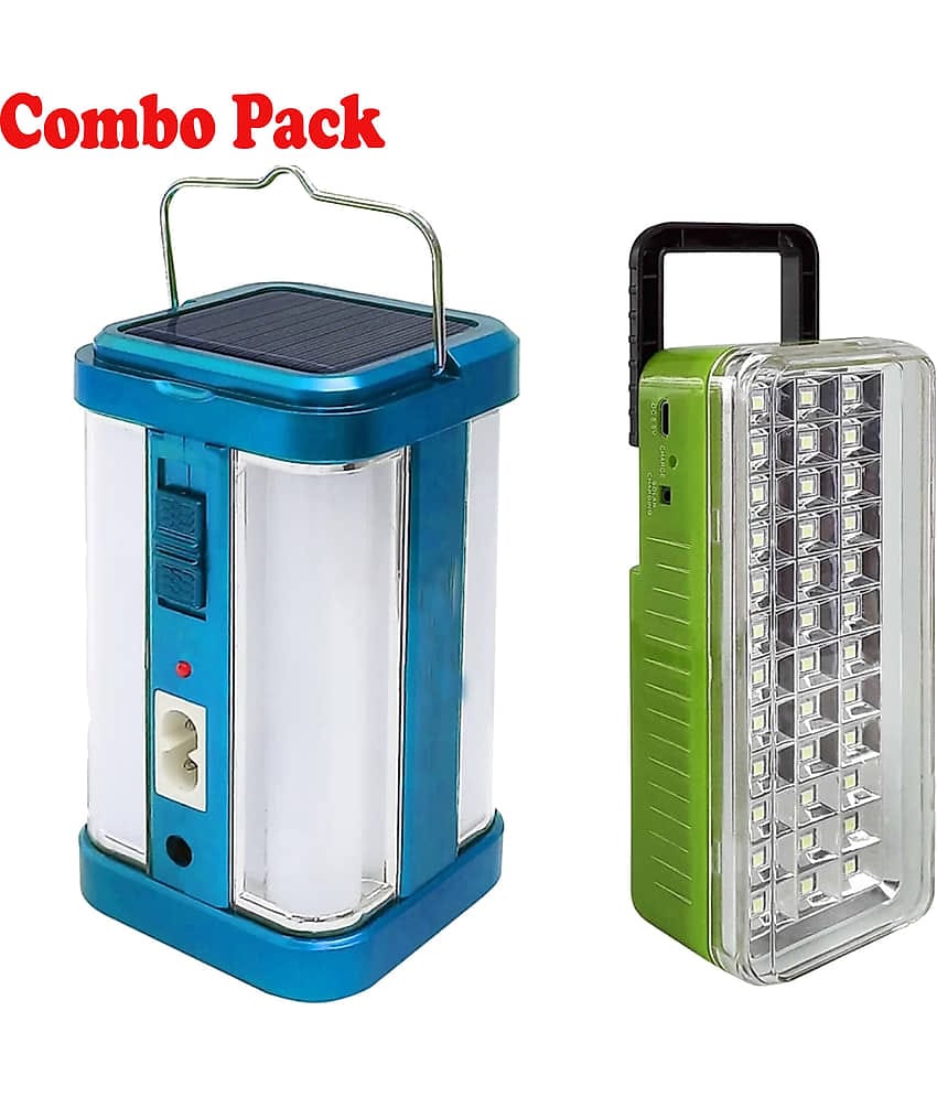 Stylopunk EN35 And EN77 Above 50W Solar Emergency Light - Pack of 2