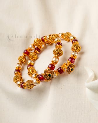 Gold Polish Silver Bangle CHB1141 (Single)