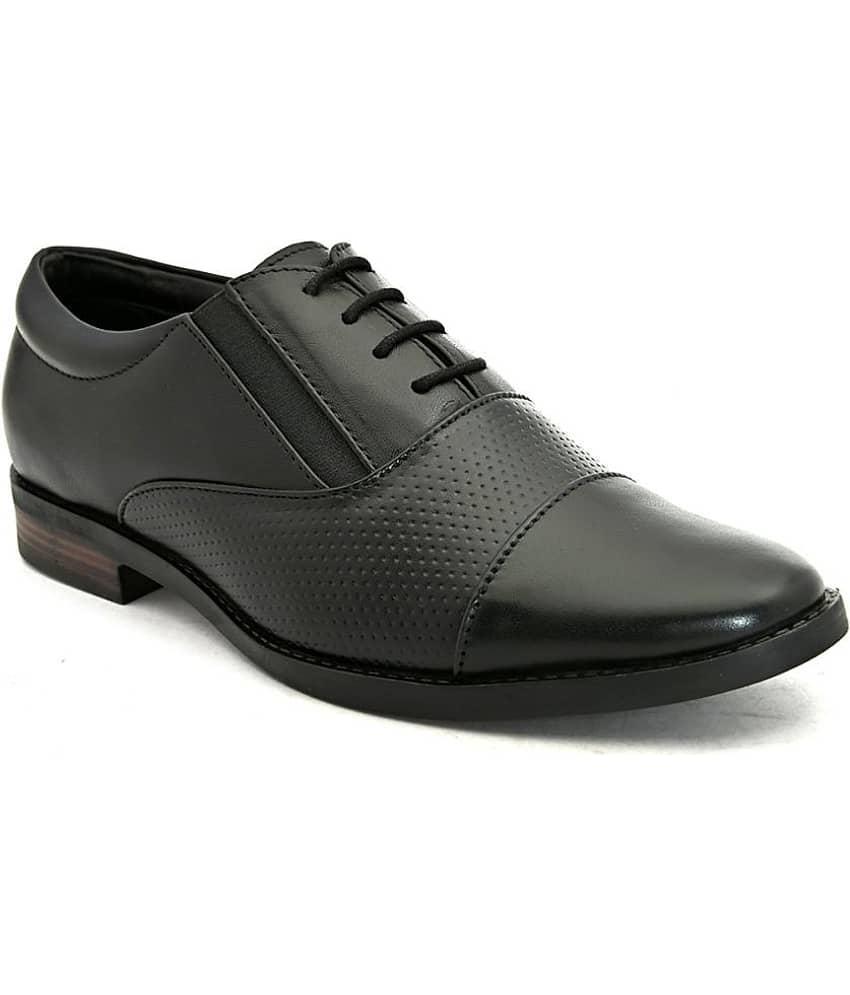 Fashion Victim - Black Men's Oxford Formal Shoes