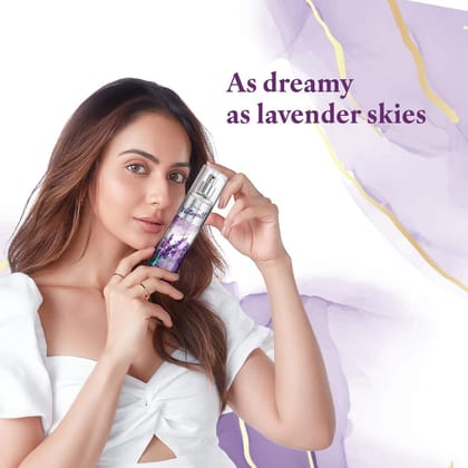 Layer�r Wottagirl Lavender Breeze Body Splash, 135ml | Long-Lasting Body Mist Spray for Women | Calming Lavender Fragrance | Everyday Wear | Refreshing & Skin-Friendly