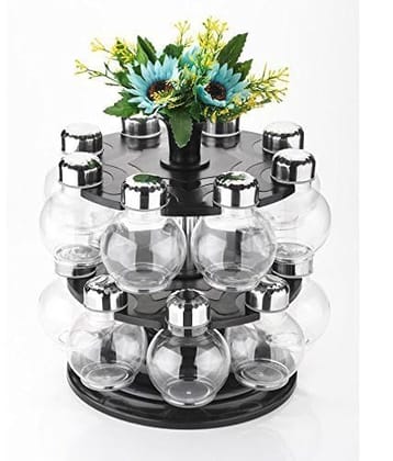 Bulb Spice Rack Stylish and Space-Saving Spice Organizer, Easy Access to Spices, Perfect for Kitchen Countertop or Cabinet, Durable Design