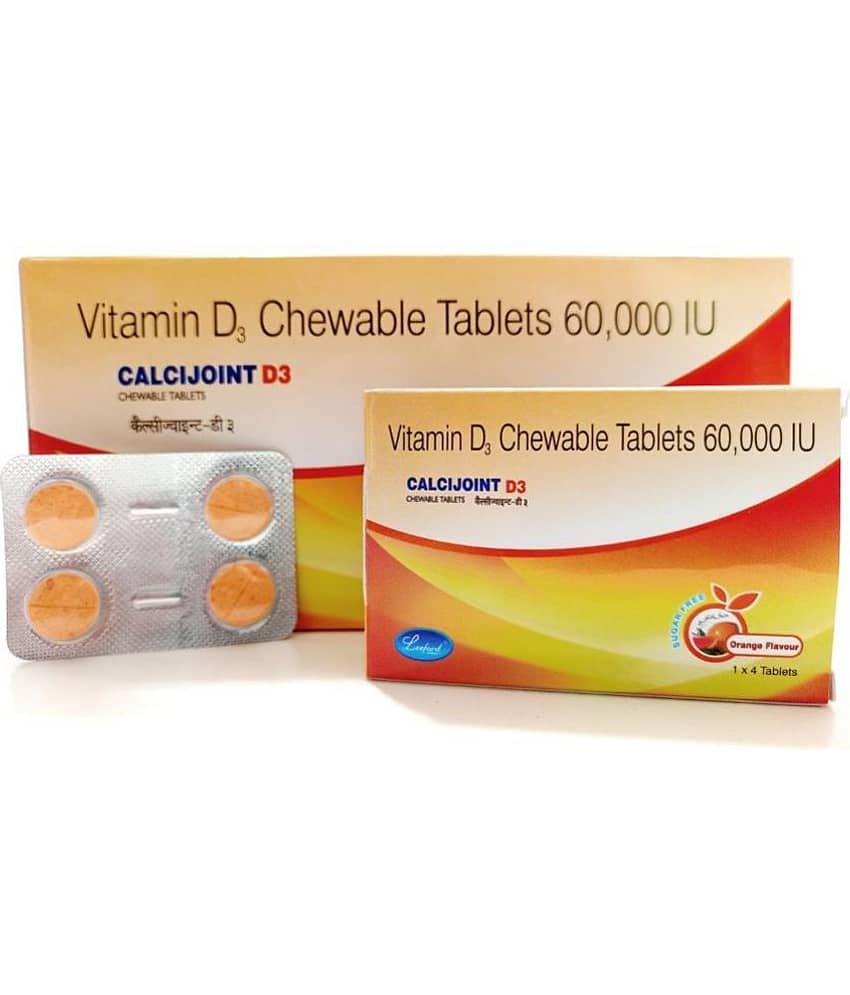 CALCIJOINT D3 CHEWABLE TAB ( PACK OF 4) Standard Oral Kit Pack of 4