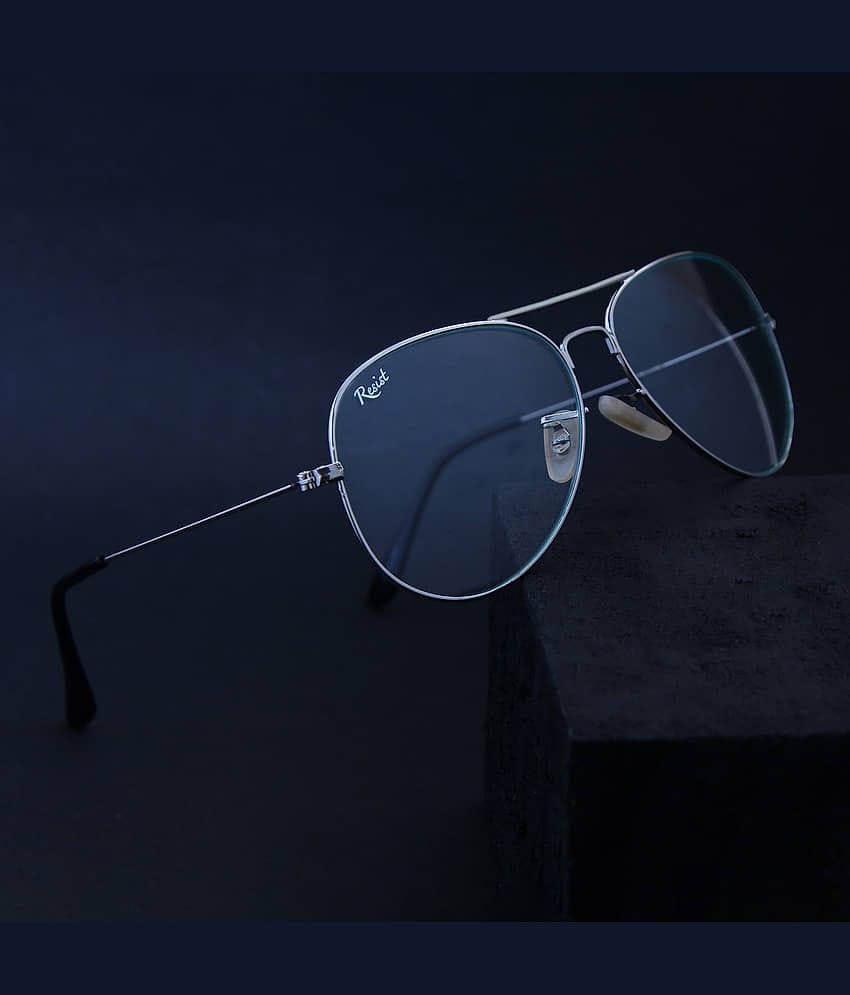 RESIST EYEWEAR Silver Pilot Sunglasses ( Pack of 1 )