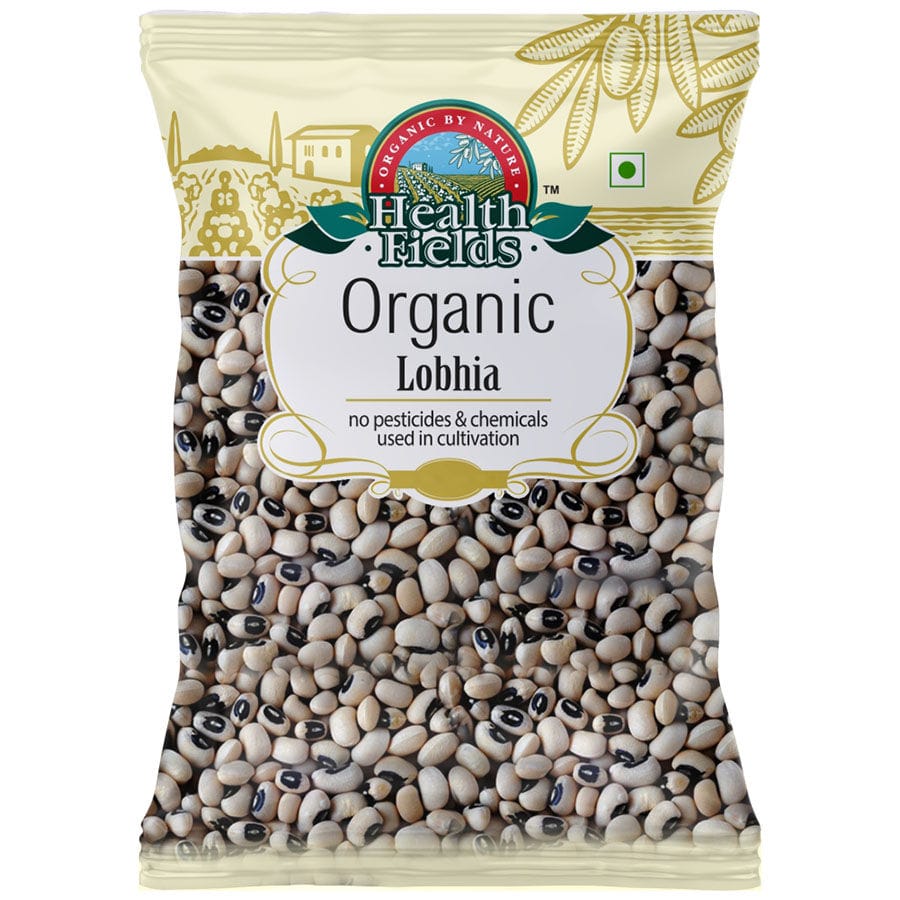 Health Fileds Organic Lobhia (Black Eyed Beans)1Kg 