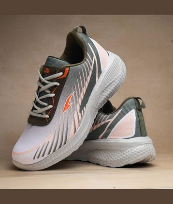 ASIAN TOOFAN-10 Olive Men's Sports Running Shoes