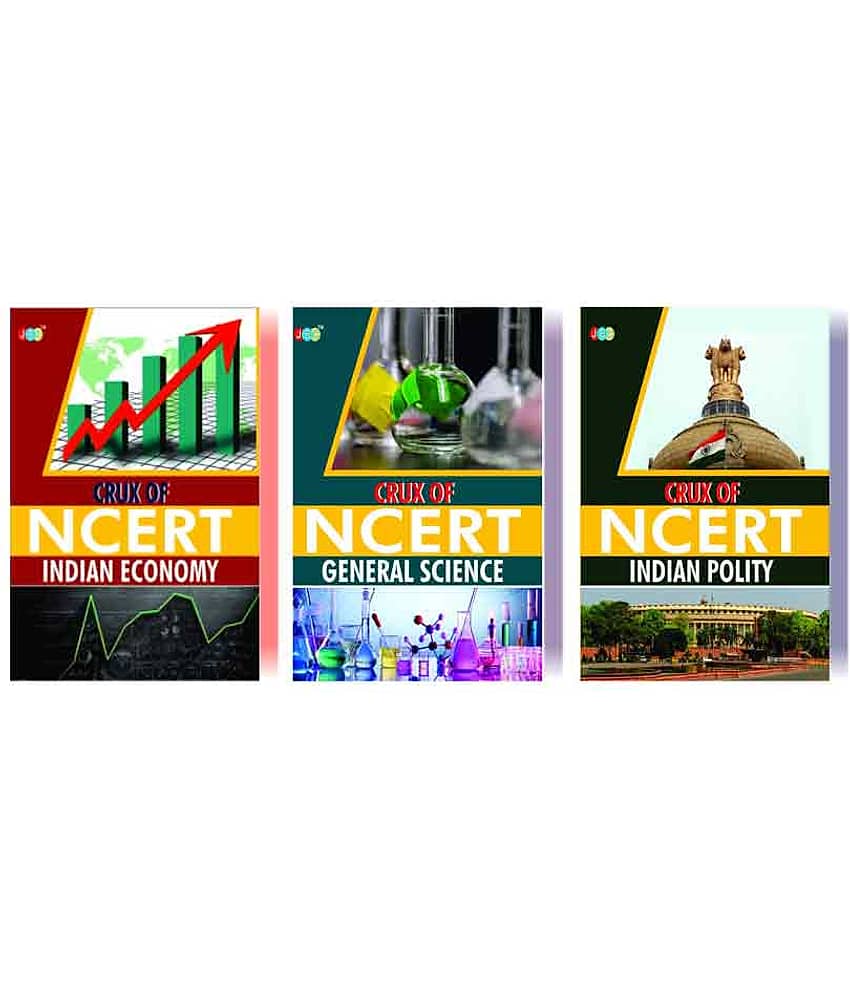Combo CRUX of NCERT (Indian Economy, General Science, Indian Polity) A Set of 3 Books