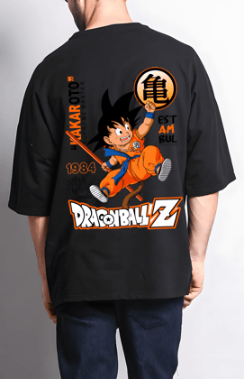 DragonBallZ Oversized Premium Cotton T shirt-S