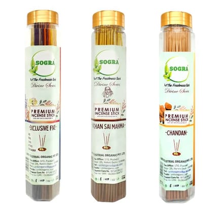 Sogra Exclusive Five Natural Fragrance 120 Gms (Pack Of 3)