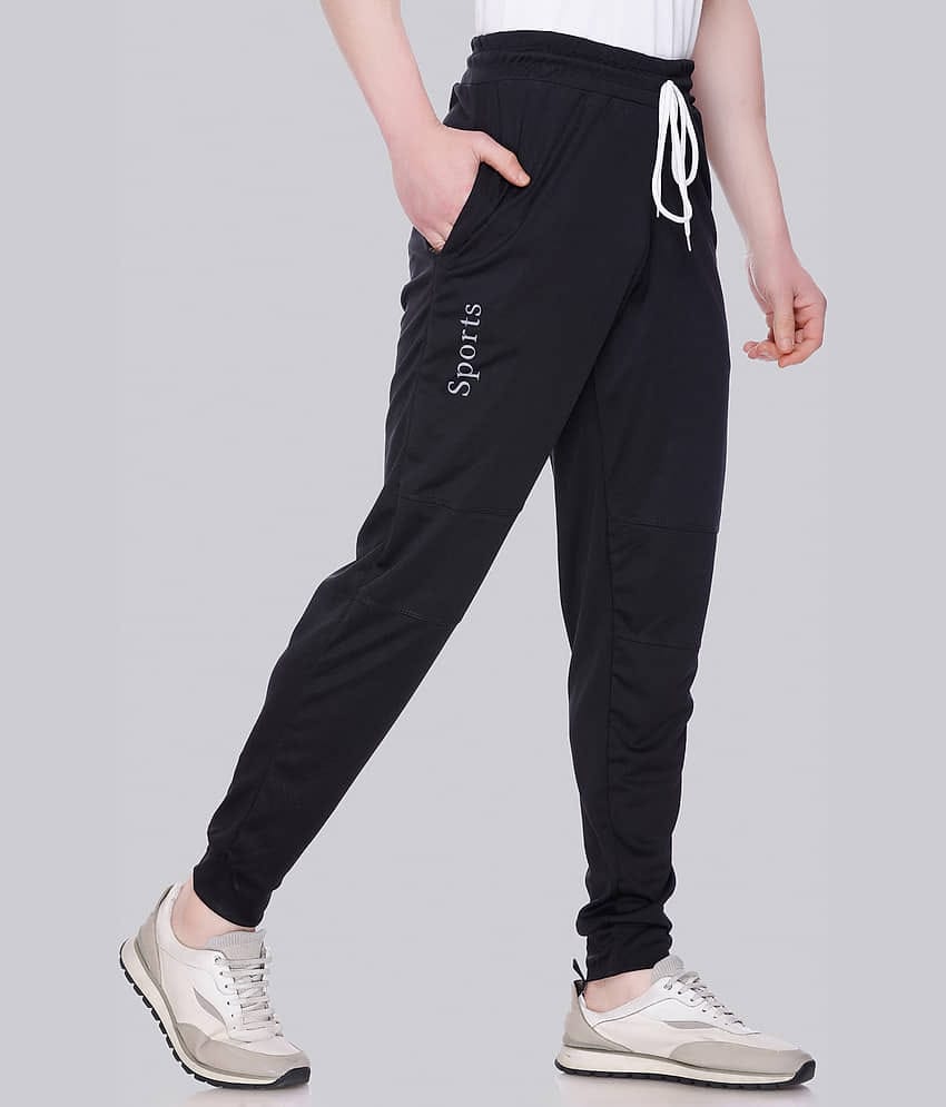 HVBK Black Polyester Men's Joggers ( Pack of 1 )