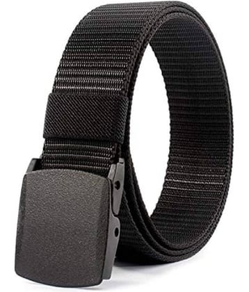 Livisorb - Black Fabric Men's Casual Belt ( Pack of 1 )