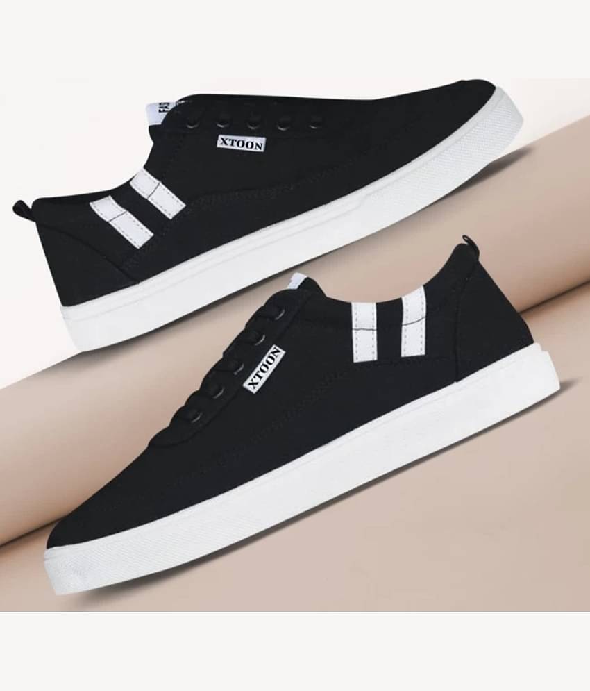 Xtoon Black Men's Outdoor Shoes