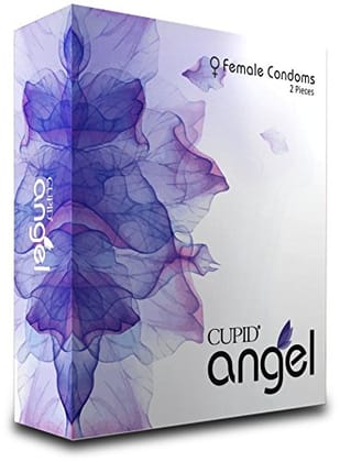 Cupid Angel Female Condoms  2 PCs - Pack of 5