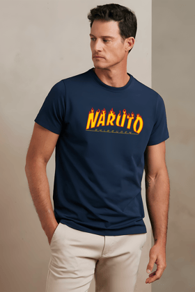 Naruto Regular Fit Premium Cotton T shirt-S