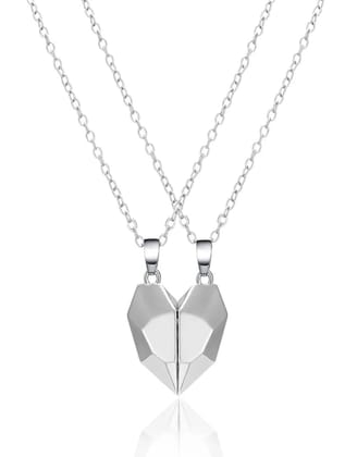 True Love Couple White Pendant-White