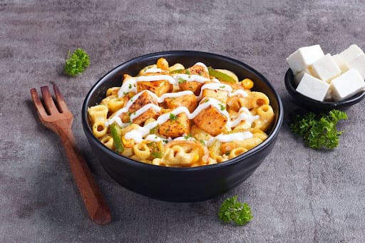 Mac & Cheese Paneer Tikka Pasta Bowl