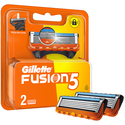 Gillette Fusion 5 Razor Cartridges - For Men, 2 pcs