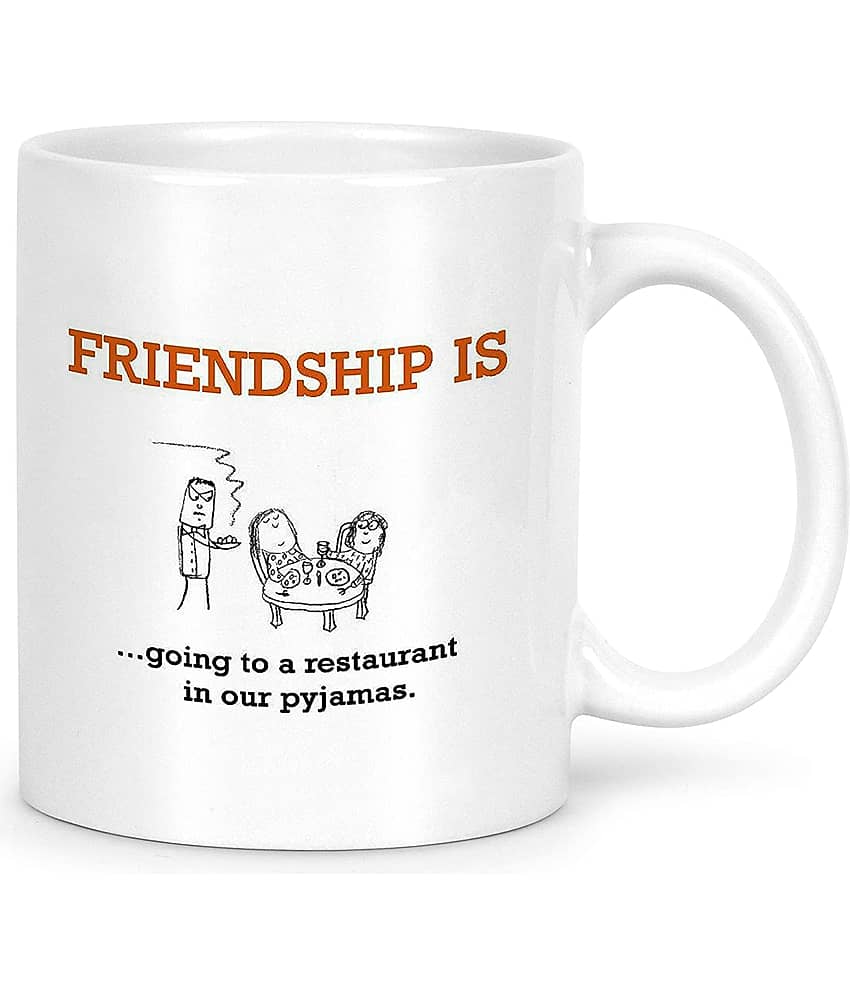 Idream Quote Printed Ceramic Coffee Mug 1 Pcs 330 mL