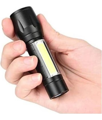 CHARKEE - 10W Rechargeable Flashlight Torch ( Pack of 1 )