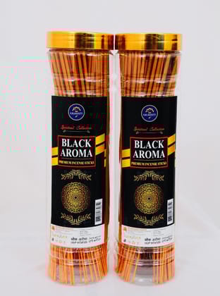 Black Aroma  Incense Sticks 2 Jar