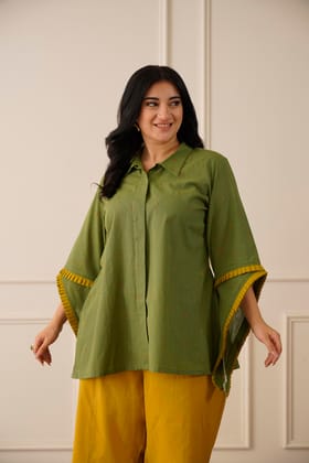 Mango Love Green and Yellow Co-ord Set