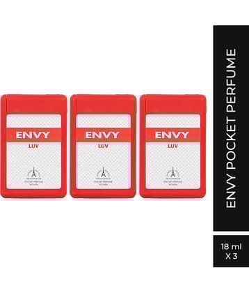 Envy - Luv Pocket Perfume for Women - 18ML Each (Pack of 5)