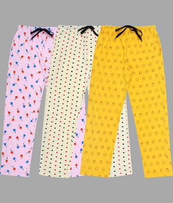 Diaz Pack of 3 Boys Cotton Blend Trackpant ( Multi Color )