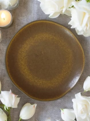 Terracotta Twirl Dinner Plate Terracotta Twirl Dinner Plate