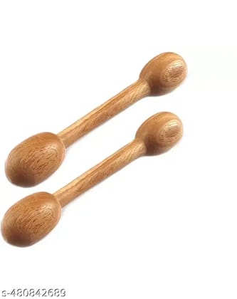 Natural Neem Teether Dumbbell Shape for Baby's Soothing Relief Pack of 2)