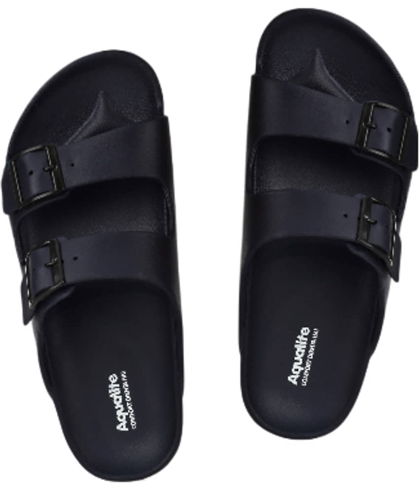 Aqualite Navy Men's Slide Flip Flop