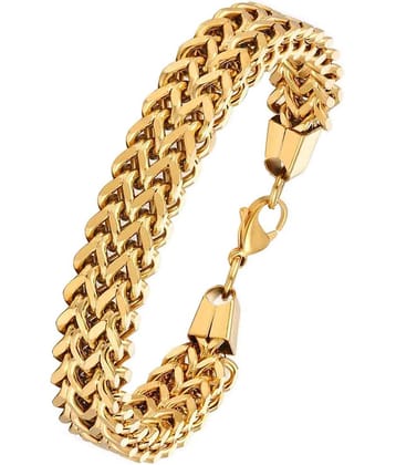 The Jewelbox Gold Stainless Steel Bracelets