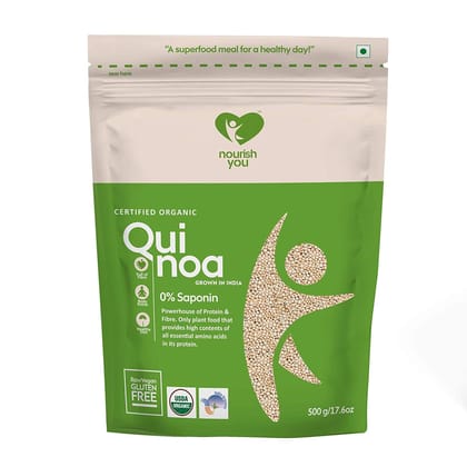 Nourish You Organic White Quinoa Seeds 500g