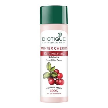 Biotique Winter Cherry Rejuvenating Body Lotion 190ml Biotique Winter Cherry Rejuvenating Body Lotion 190ml