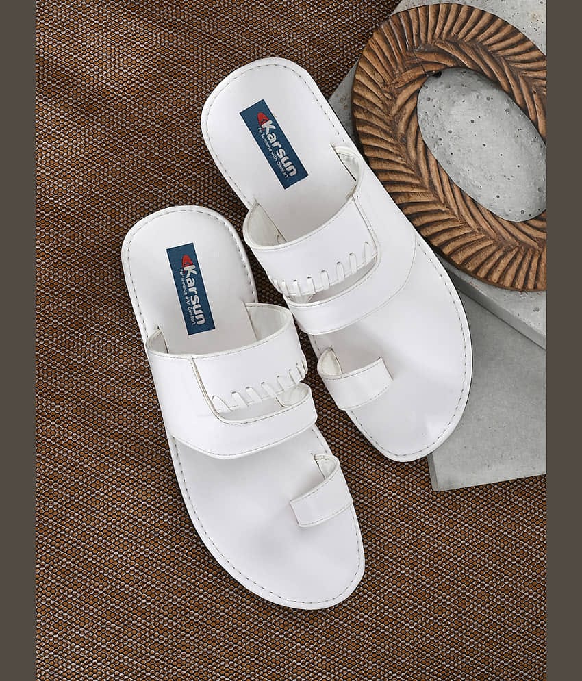 Karsun - White Men's Sandals
