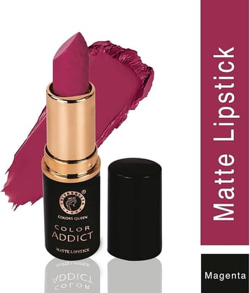 Colors Queen Color Addict Long Lasting Matte Lipstick (Shade - 01)