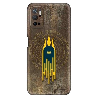 Om Namah Shivay POCO M3 PRO Premium Embossed Mobile cover
