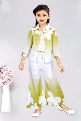 Girl's 3 Piece Co-Ord Set [GCS-9684] (4-12Years)-4-5Y (Size - 24)