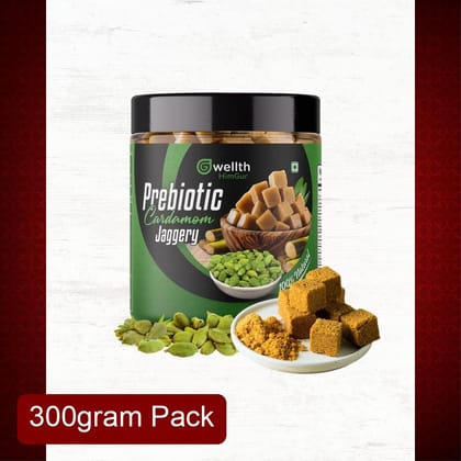 Cardamom Jaggery Cubes| Pet Jar Cardamom Jaggery Cubes| Pet Jar