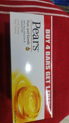 PEARS GENTLE&GLOW BATHING BAR 5N PACK