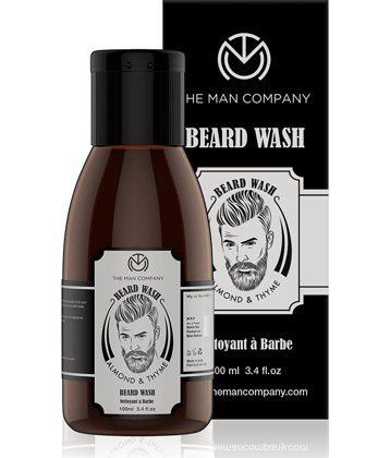 The Man Company Beard Wash & Shampoo For Beard Softener with Almond And Thyme Essential Oils -100ml