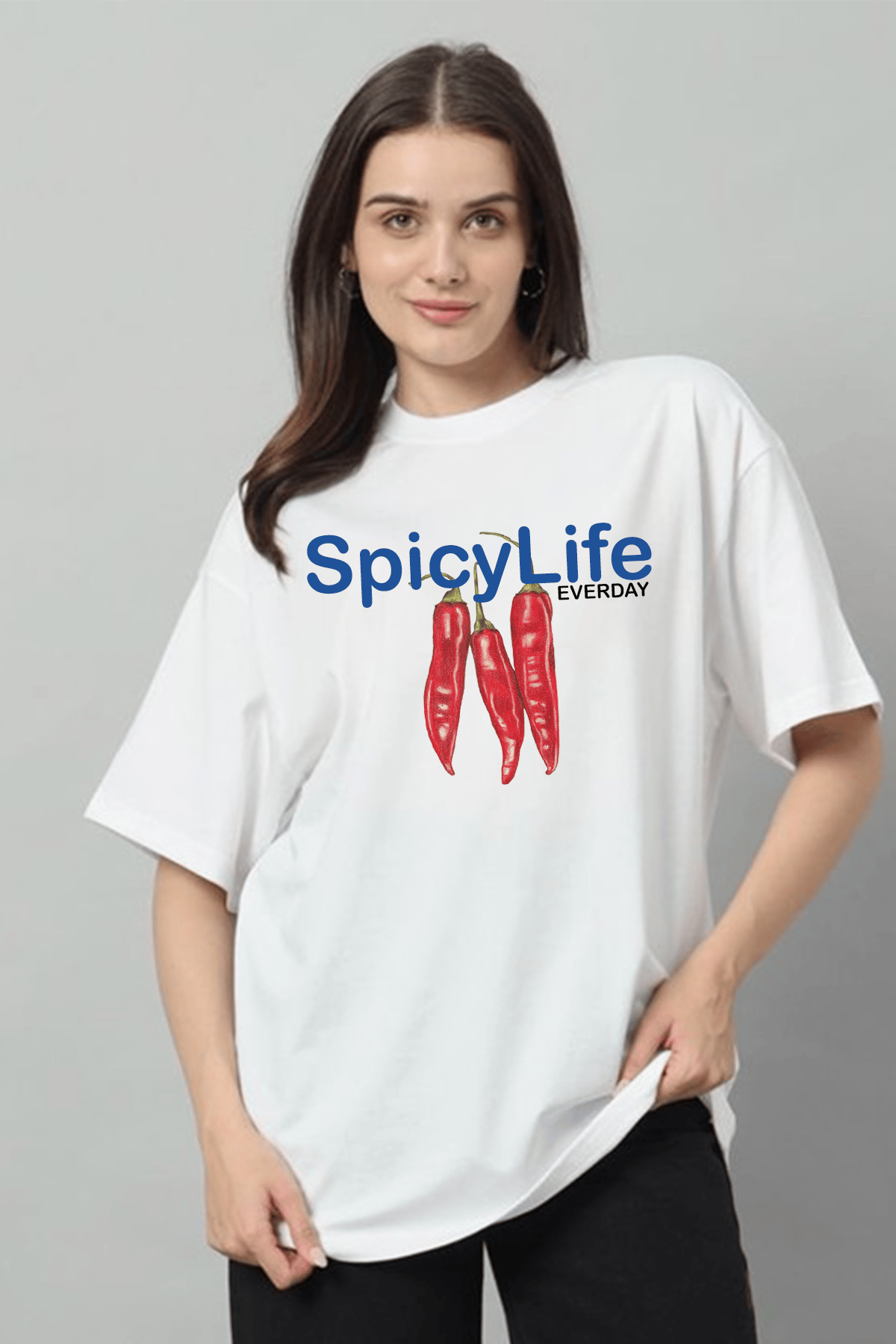 Spicy Life - Oversized T-Shirt-XS