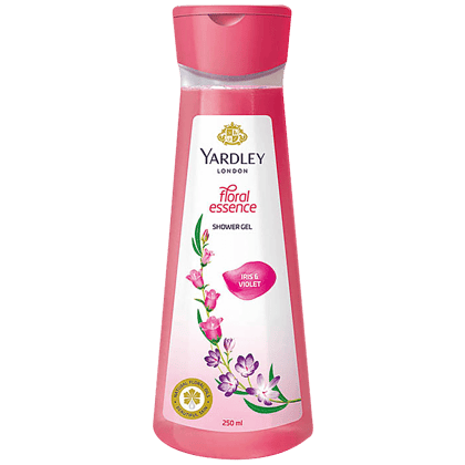 Yardley London Shower Gel - Floral Essence, Iris & Violet, For Beautiful Skin, 250 Ml Yardley London Shower Gel - Floral Essence, Iris & Violet, For Beautiful Skin, 250 Ml