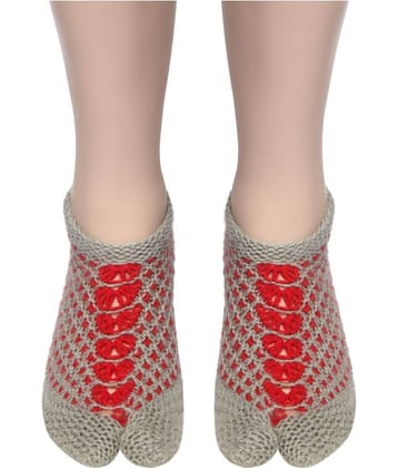 KC Store - Multicolor Woollen Women's Footies ( Pack of 1 )