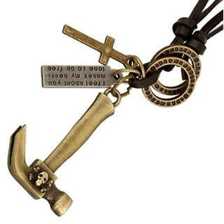 Hammer Design Pendant With Chain