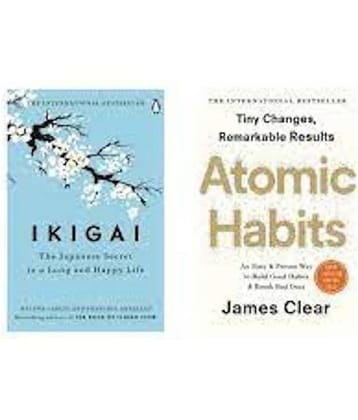 Ikigai and Atomic Habits Combo (Set of 2)- Paperback