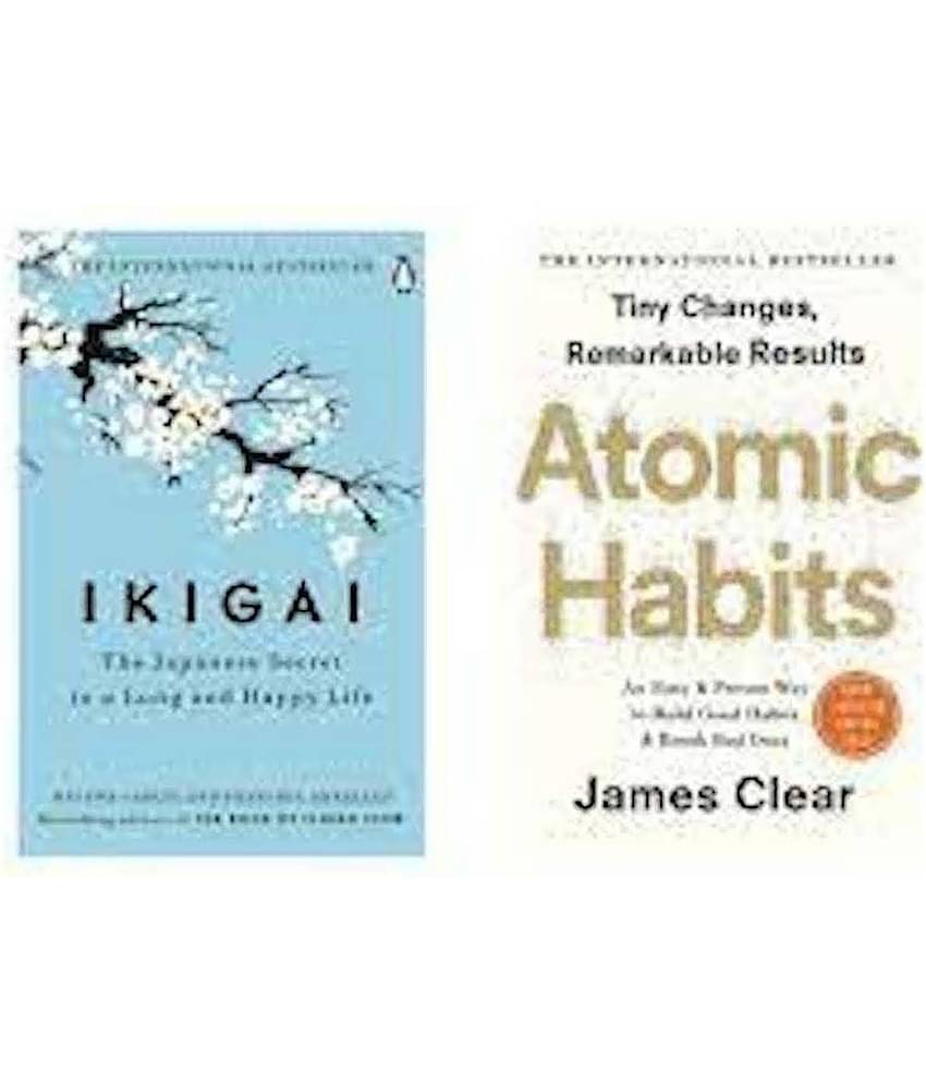 Ikigai and Atomic Habits Combo (Set of 2)- Paperback