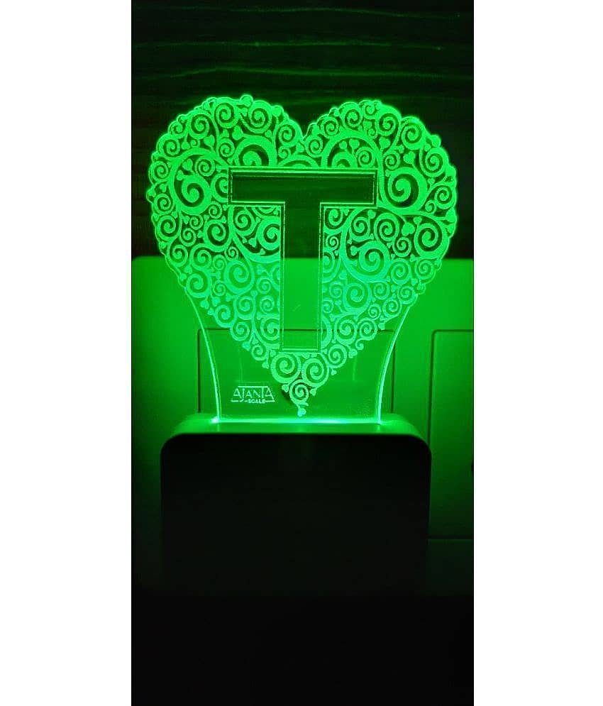 SUPER AJANTA - Multicolor Night Lamp ( Pack of 1 )
