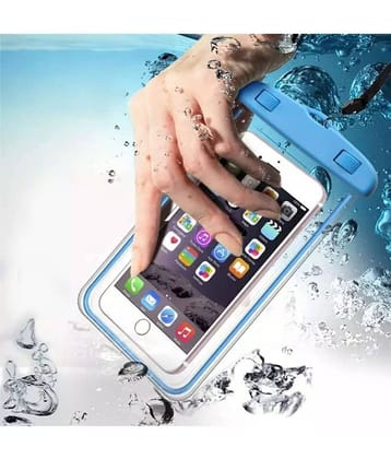 THRIFTKART - 2PC Swim cover for mobiles waterproof mobile cover for photography | underwater pouch for phone (ASSORTED COLOR)