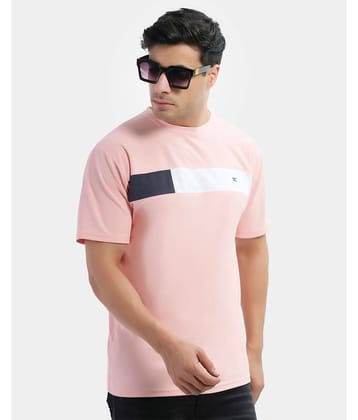 Forbro Pink Cotton Regular Fit Men's Sports T-Shirt ( Pack of 1 )